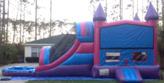 Purple Pink Castle Water Slip-n-Slide in St Augustine, FL