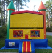 Rainbow Module Castle bounce house rental in St Augustine, FL