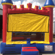 Red Blue Yellow castle bouncer bounce house rental in St Augustine, FL