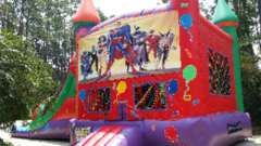 Super Hero Balloon Combo Wet Slip-n-Slide in St Augustine, FL